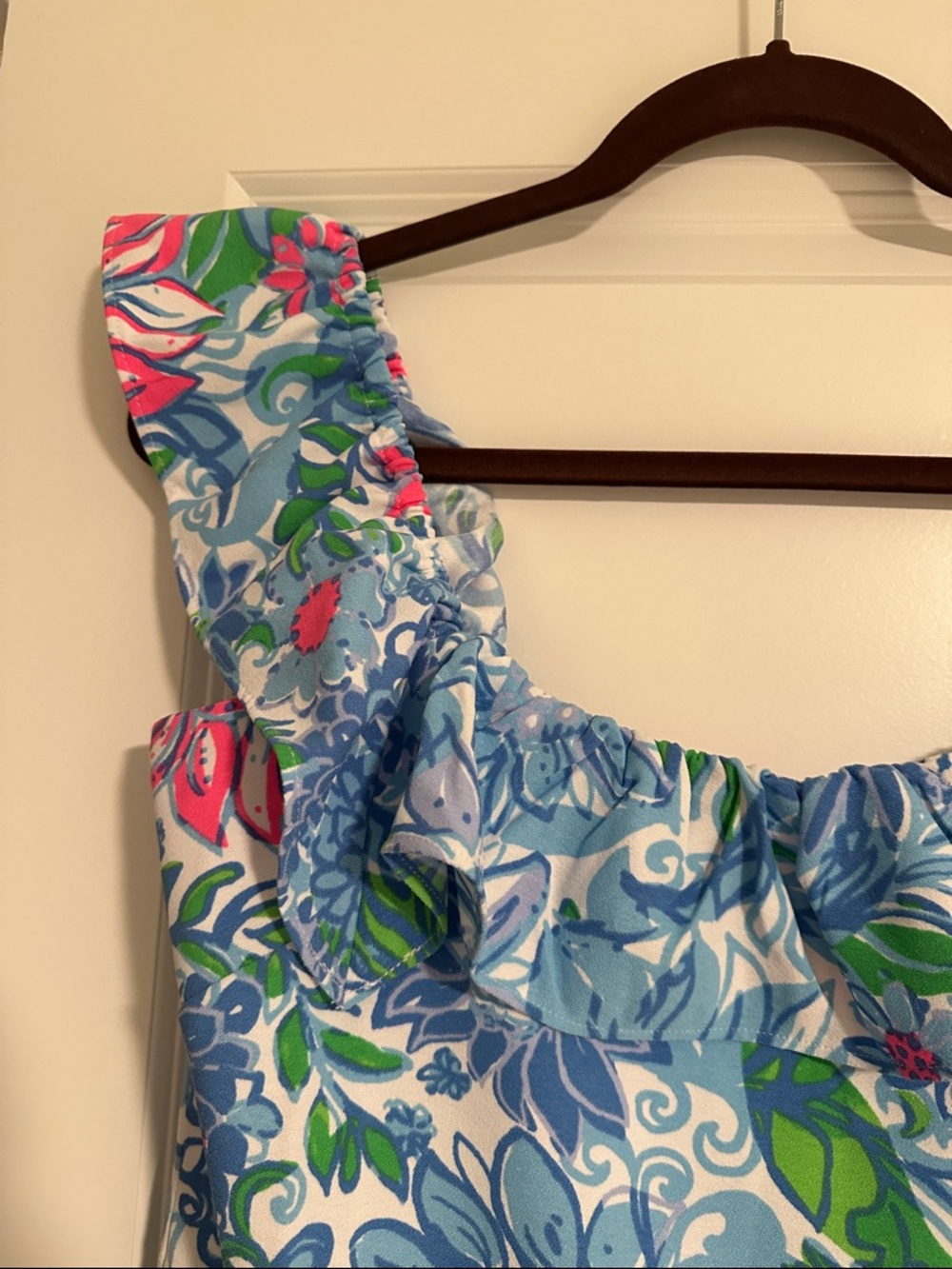 Lilly Pulitzer Zoya Ruffle Romper - Picture 2 of 8